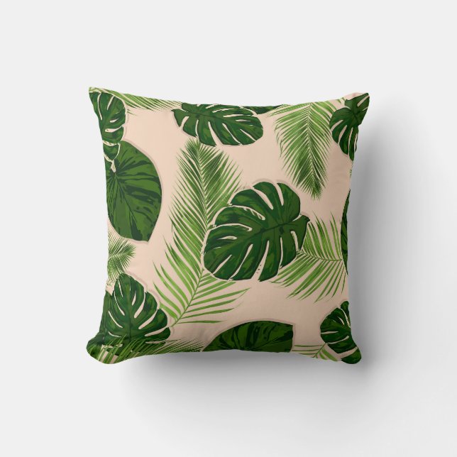 Cojín tropical de decoración. kussen (Voorkant)