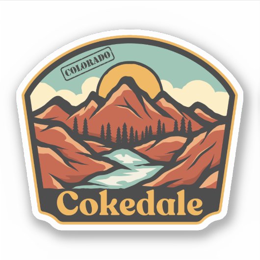 Cokedale, Colorado Sticker (Voorkant)