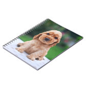 Coker Spaniel Puppy Notitieboek (Linkerzijde)