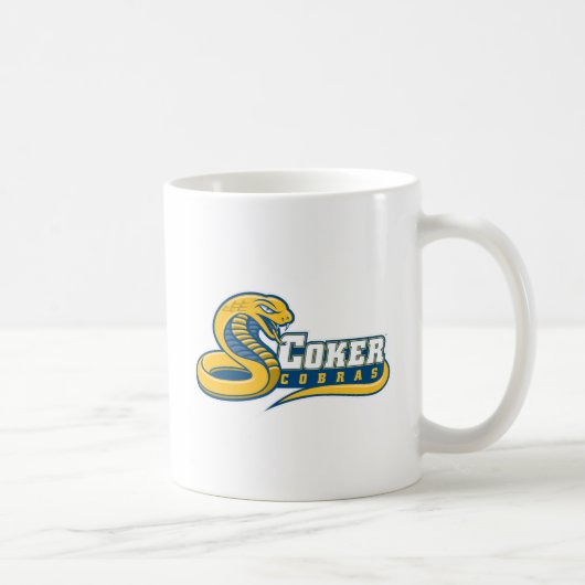 Coker University Cobras Logo Koffiemok (Rechts)
