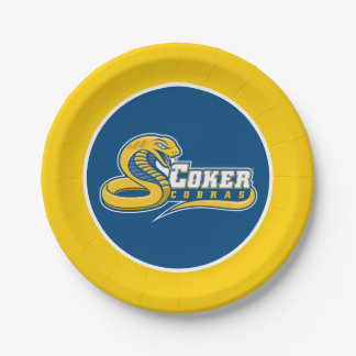 Coker University Cobras Logo Papieren Bordje