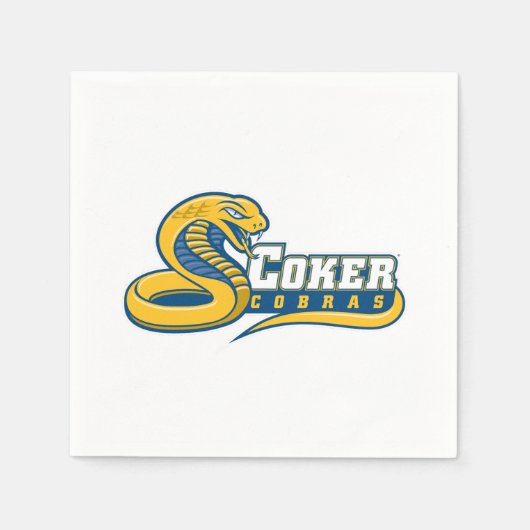 Coker University Cobras Logo Servet (Voorkant)