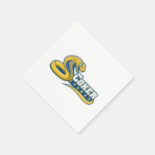 Coker University Cobras Logo Servet (Hoek)