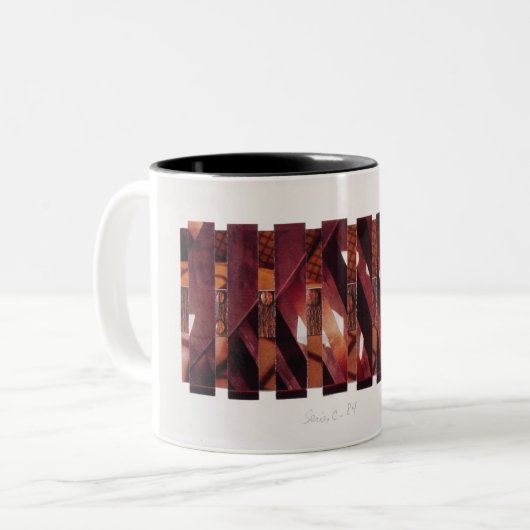 COL 11 TWEEKLEURIGE KOFFIEMOK (Voorkant links)