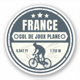 Col de Joux Plane Franse Alpen fietstoerisme Sticker