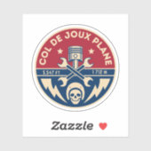 Col de Joux Plane Franse Alpen motortour Sticker (Vel)