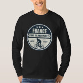 Col de Joux Vliegtuig Frans Alpes fietstocht T-shirt (Voorkant)
