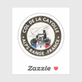 Col de la Cayolle Franse Alpen motortour Sticker (Vel)