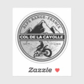 Col de la Cayolle Franse Alpes motortocht Sticker (Vel)