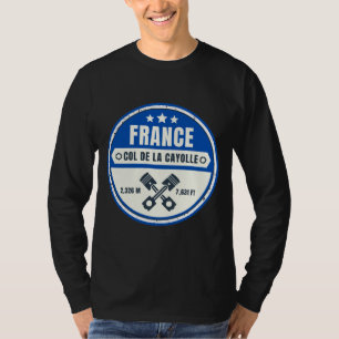 Col de la Cayolle Franse Alpes motortocht T-shirt