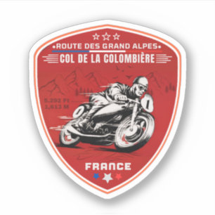 col de la colombiere , franse alpen sticker