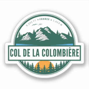col de la colombiere , franse alpen sticker