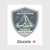 Col de la Colombière, Franse Alpen Sticker (Vel)