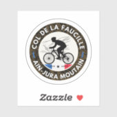 Col de la Faucille Franse Alpen fietstoer Sticker (Vel)