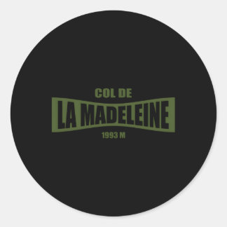 Col de la Madeleine Fietsfiets Ronde Sticker
