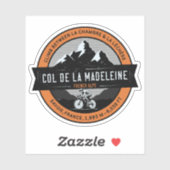 Col de la Madeleine, Savoie, Franse Alpen Sticker (Vel)