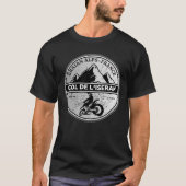 Col de l'Iseran Franse Alpes motorfiets tour T-shirt (Voorkant)