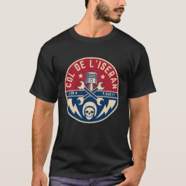 Col de l'Iseran Franse Alpes motorfiets tour T-shirt