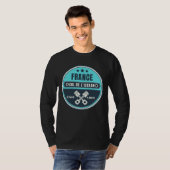 Col de l'Iseran Franse Alpes motorfiets tour T-shirt (Voorkant volledig)