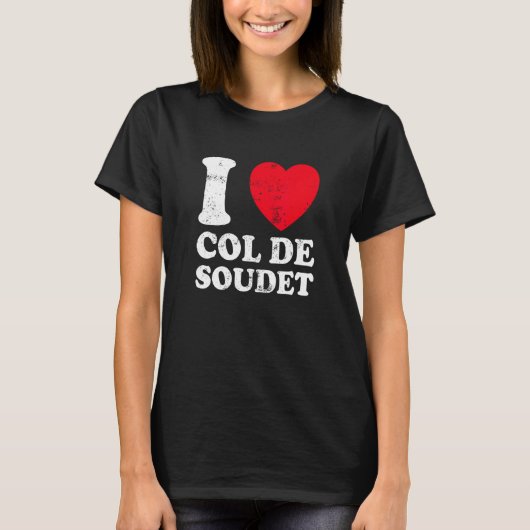 Col De Soudet Cycling Bike Souvenir 1 T-shirt (Voorkant)