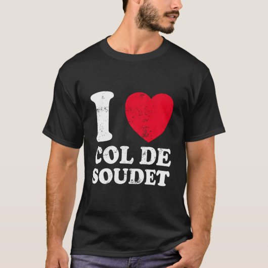 Col De Soudet Cycling Bike T-shirt (Voorkant)