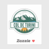 Col de Turini, Alpes-Maritimes Sticker (Vel)