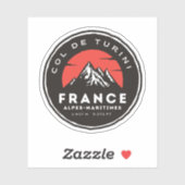 Col de Turini, Alpes-Maritimes Sticker (Vel)