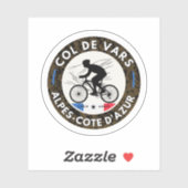 Col de Vars Franse Alpen fietstocht Sticker (Vel)