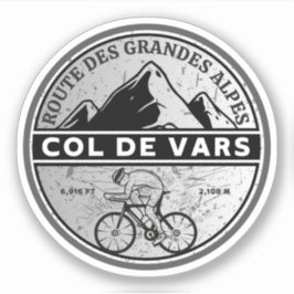 Col de Vars Franse Alpes fietstocht Sticker
