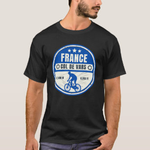 Col de Vars Franse Alpes fietstocht T-shirt