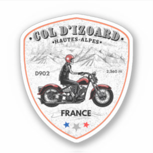 Col d'Izoard D 902 Massif du Queyras Sticker