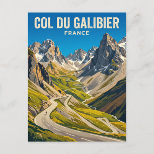 Col du Galibier Frankrijk Briefkaart
