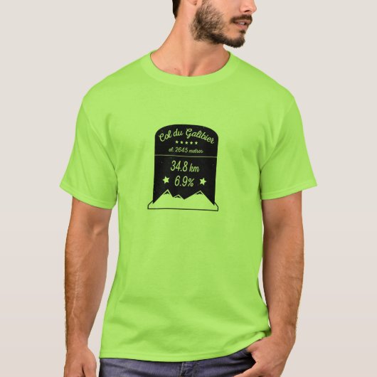 Col du Galibier T-shirt (Voorkant)