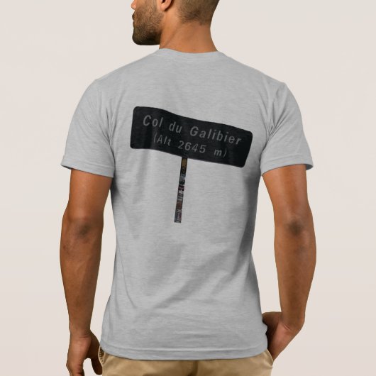 col du Galibier T-shirt (Achterkant)