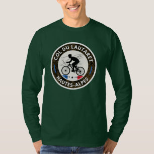 Col du Lautaret Franse Alpes fietstocht T-shirt