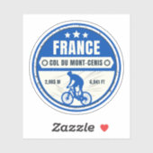 Col du Mont Cenis Frans massief Alpine fiets  Sticker (Vel)