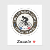 Col du Mont Cenis Franse massief Alpine geschenken Sticker (Vel)