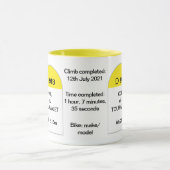 Col du tourmalet, Franse wegmarker, racefiets Mok (Midden)