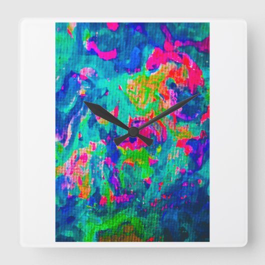 COL-klok Vierkante Klok (Voorkant)