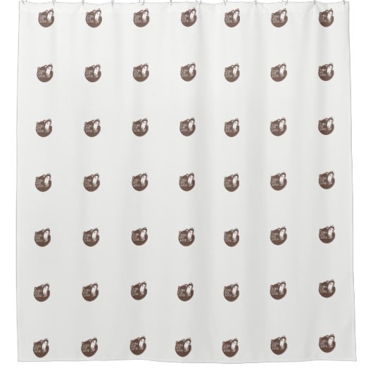 COL Logo V3 Shower Curtain Douchegordijn (Voorkant)