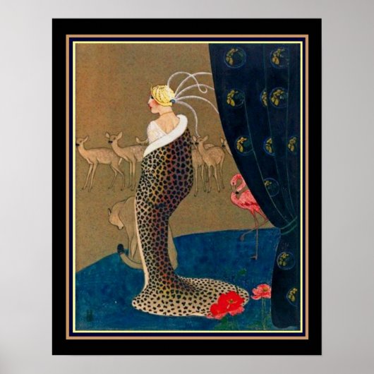 "Cola Abrigo" Art Deco Afdruk van Chilton Longley Poster (Voorkant)