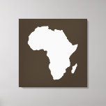 Cola Audacious Africa Canvas Afdruk<br><div class="desc">De Afrika-kaart is wit en contrasterend in het Safari-palet van Emporio Moffa,  geïnspireerd door de gewaagde avontuurlijkheid en wildernis van het continent.</div>