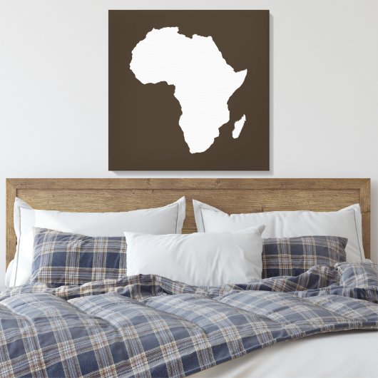Cola Audacious Africa Canvas Afdruk (Insitu (Slaapkamer))
