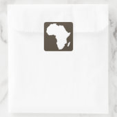 Cola Audacious Africa Vierkante Sticker (Tas)