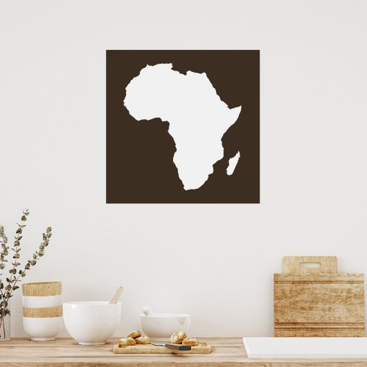 Cola Dappere Afrika Poster (Keuken)