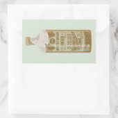 Cola Drink Suiker Rechthoekige Sticker (Tas)