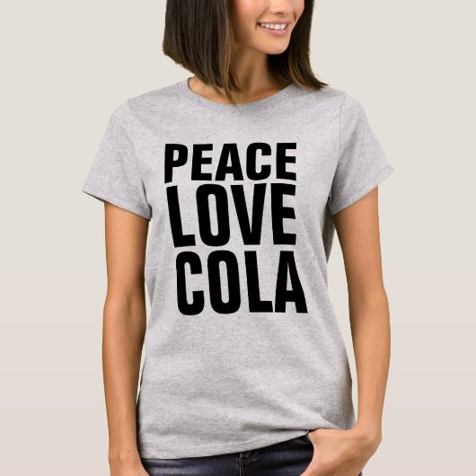 COLA LOVE PEACE T-Shirts (Voorkant)