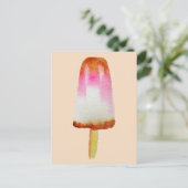 Cola popsicle schattige Summertime waterverf kunst Briefkaart (Staand voorkant)