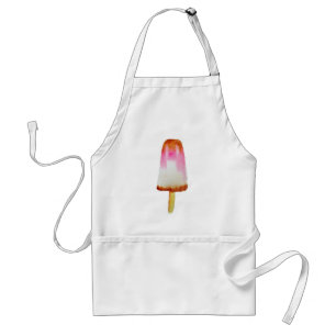 Cola popsicle schattige Summertime waterverf kunst Standaard Schort