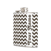 Cola Safari Chevron met aanpasbare naam Heupfles (Links)
